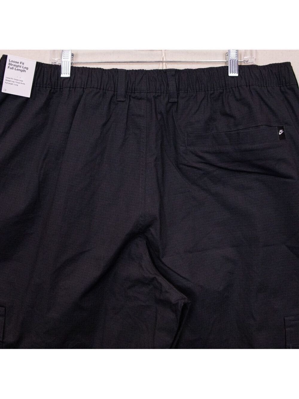 Nike Sportswear Club woven cargo black pull on pants NWT-XL - Picture 5 of 6